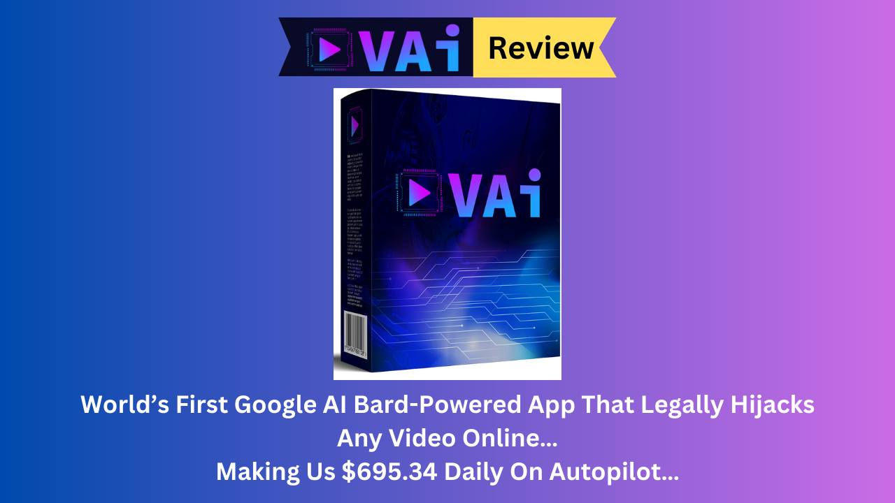 vAI is an app that allows users to hijack any video online and redirect its views to any link of their choice